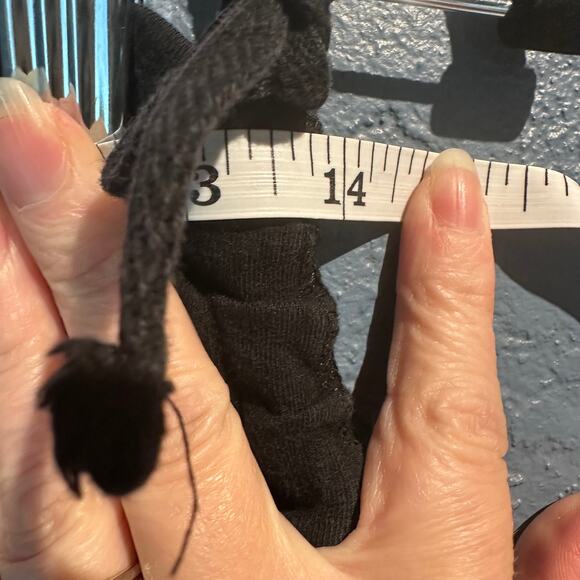 Danskin Now Size Small Black Capri Yoga Pants Ruched Waist Soft Comfy Lounge Gym - Picture 7 of 7